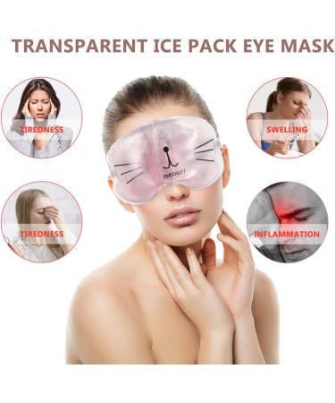 FOMIYES Cooling Eye Mask - 2pcs Gel Sleep Mask for Relaxation | Cold Compress Eye Patches for Sleep & Relaxation - Buy Online on GoSupps.com