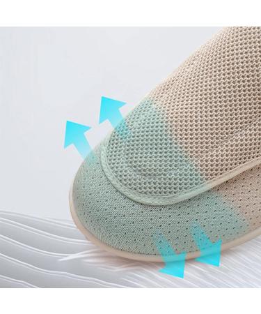 KENRET Women's Diabetic Shoes - Adjustable Closure, Non-Slip, Wide Width, Lightweight - Grey, Size 42 - Buy Online on GoSupps.com
