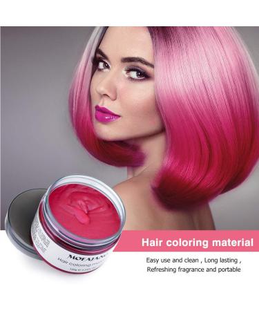 Temporary DIY Hair Color Wax - Soft Red Instant Hair Color Cream for Men & Women | 4.23 oz Natural Hairstyle Solution - Buy Online on GoSupps.com