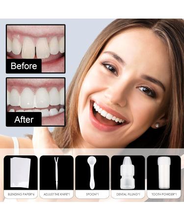 Buy Provisional Dentures & Restorative Dental Adhesive - Temporary Tooth Repair Set for Missing Teeth - Buy Online on GoSupps.com