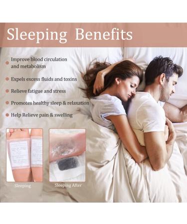 Detox Foot Patch - 20PCs Bamboo Detoxifying Pads for Deep Cleanse Stress Relief & Sleep - Buy Online on GoSupps.com