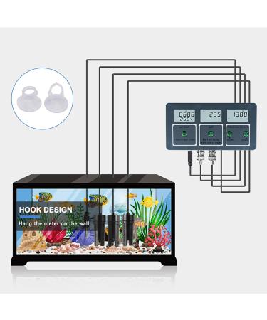Buhb Water Quality Monitor Multifunctional WiFi Aquarium Meter | Remote Monitoring & Automatic Data Storage (EU Connector 230V) - Buy Online on GoSupps.com