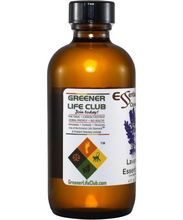 Lavender Essential Oil - 4 oz. - from France - GC/MS Tested - Skin Safe - Supplied in 4 oz. Amber Glass Bottle with Black Phenolic Cone Lined and Safety Sealed Cap - Buy Online on GoSupps.com