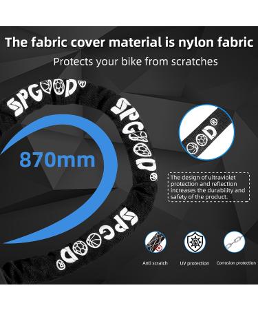 SPGOOD Bike Lock with 3 Keys - High-Safety Anti-Theft 90cm Chain Lock for Bicycle E-Scooter E-Bike MTB Motorcycle & Cargo Bike - Waterproof & Durable - Buy Online on GoSupps.com