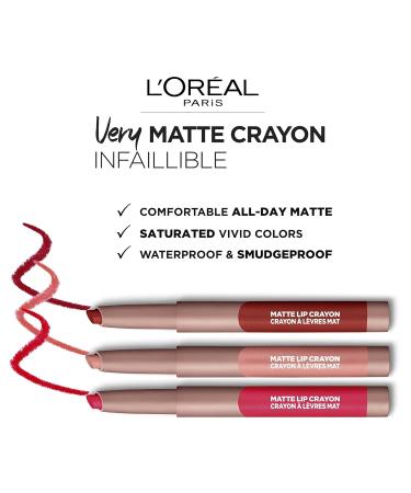 L'Or al Paris Matte Lip Crayon Lipstick 113 Everyday - International Shipping Available | Buy Now - Buy Online on GoSupps.com