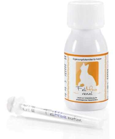 Felimove Dreier-Set Renal for Cats (3 x 60 ml) - Kidney Support Supplement with Chitosan EPA DHA & Herbal Ingredients - Buy Online on GoSupps.com