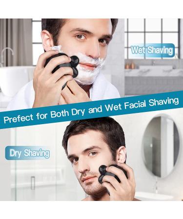 5-in-1 Electric Head Shaver for Bald Men - Waterproof Wet Dry Razor for Head and Face Shaving - Rechargeable USB Rotary Shaver - Buy Online on GoSupps.com