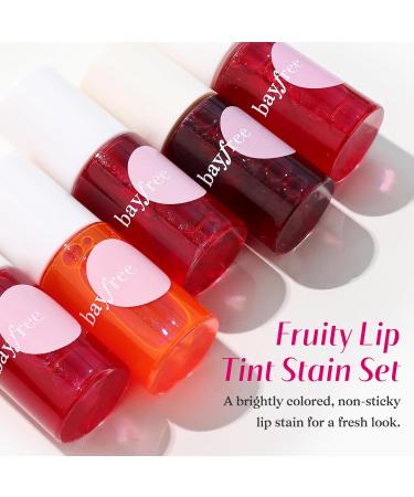 bayfree Lip Tint Stain Set Encre L vres Mate Longue Tenue Imperm able Kit de 7 Teintures L vres L g res Non Collantes Sans Transfert (fruit land) - Buy Online on GoSupps.com