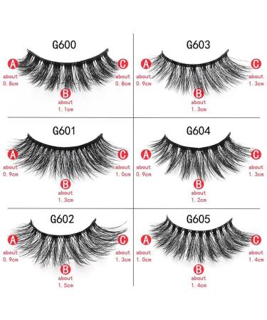 Buy 5 Pairs Fluffy Mink Eyelashes - Thick 3D False Lashes for Dramatic Wispy Looks | International Shipping - Buy Online on GoSupps.com