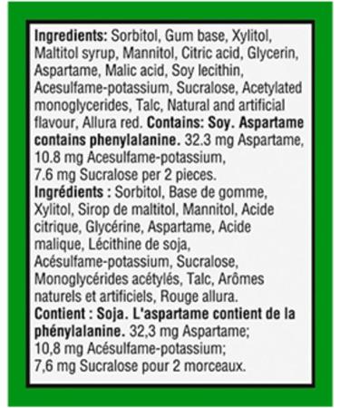 Trident Sugarfree Watermelon Gum Slab 3-Pack (42 Pieces) Watermelon 1 count (Pack of 3) - Buy Online on GoSupps.com