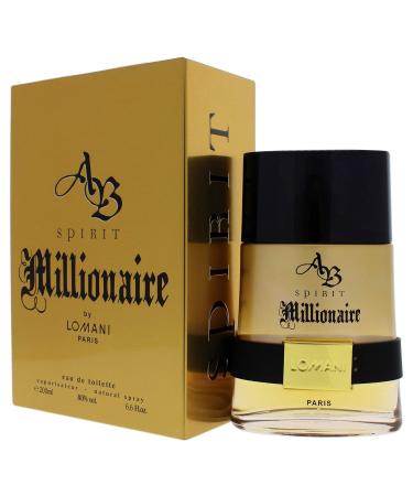 Lomani Ab Spirit Millionaire By Lomani for Men - 6.6 Fl. Oz Edt Spray Brown Fruity 6.6 Fl Oz (Pack of 1) - Buy Online on GoSupps.com