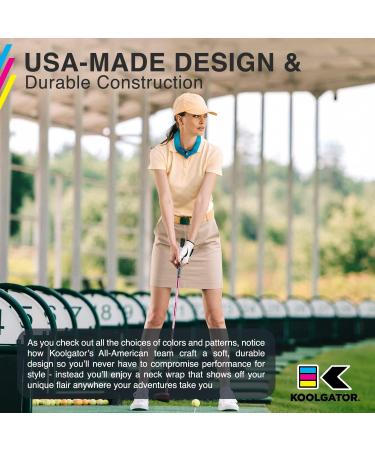 KOOLGATOR Cooling Neck Wrap Cold Gel Ice Wrap for Neck  Face & Shoulders - Cooling Bandana for Women  Men & Kids (One Size  Water Drops  3) Water Drops 3.0 - Buy Online on GoSupps.com