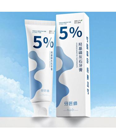 Hydroxyapatite Toothpaste Intensive Repair Oral Care Fresh Breath Protection Toothpaste White - Buy Online on GoSupps.com