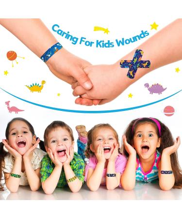 300 Pieces Kids Bandages Bulk - Cartoon Adhesive Bandages for Boys - Waterproof & Breathable - Colorful Flexible Bandages for Students - Buy Online on GoSupps.com
