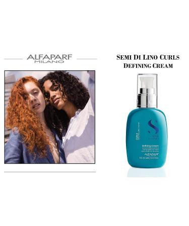 Alfaparf Milano Semi Di Lino Curls Defining Cream - Hydrating & Nourishing for Wavy/Curly Hair - Reduces Frizz - Vegan - 4.23 fl. oz - Buy Online on GoSupps.com