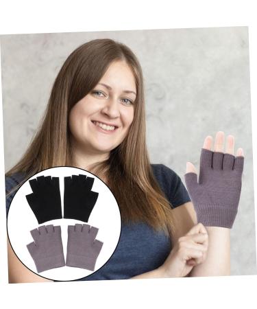 minkissy 2 Pairs Half Finger Moisturizing Gloves Bedtime Gloves Essential Oil Gloves Gel Spa Gloves Womens Gloves Moisturizing Hand Gel Gloves Touch Miss Plant Essential Oil Apparel - Buy Online on GoSupps.com