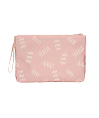 L SSIG Baby Diaper Bag with Changing Mat - Soft Stripes Rose Pink | Stylish & Practical Organizer for On-The-Go Parents - Buy Online on GoSupps.com