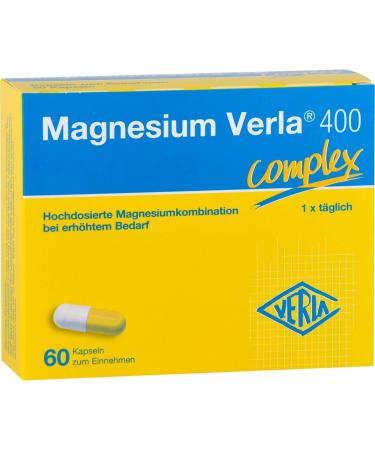 Buy Magnesium Verla 400 Capsules - Premium International Shipping | Boost Health & Wellness - Buy Online on GoSupps.com