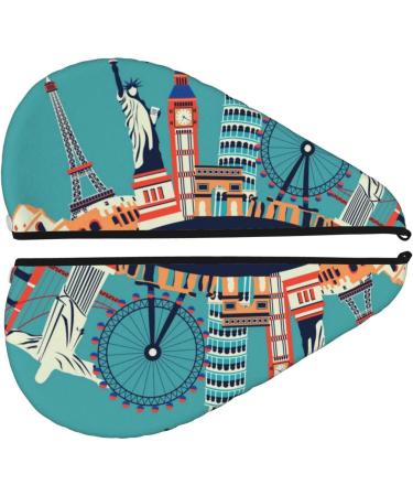 Travel Microfiber Hair Towel - Super Absorbent Coral Velvet Wrap for Women | Quick Dry for Long Curly & Thick Hair - Buy Online on GoSupps.com