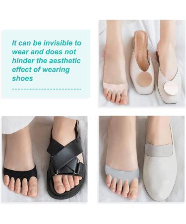 Shop Honeycomb Forefoot Pads Soft Relief for Tired Feet | Unisex Foot Care Pillows in 5 Colors Black White Gray Pink Skin Tone | Perfect for All Shoe Types - Buy Online on GoSupps.com