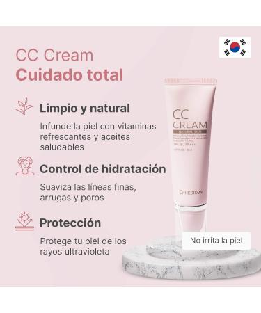 Dr. Hedison CC Cream - SPF 50, Hydrating & Brightening Formula - Buy Online on GoSupps.com