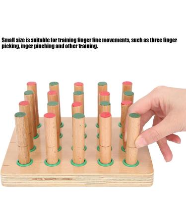Finger Orthotics Finger Training Wood Board Finger Exerciser Board for Stroke Hemiplegia Patients (M) - Buy Online on GoSupps.com