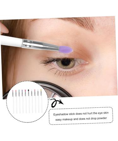 NOLITOY 10pcs Eye Shadow Brush Makeup Brush Facial Scrubber Face Wand Eyeshadow Applicator Miss Big Sequins - Buy Online on GoSupps.com