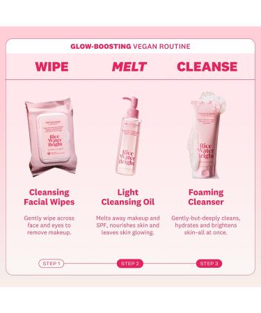 The Face Shop Rice Water Bright Double Cleansing Duo Set with Ceramide Korean Skin Care Gentle Face Wash & Pore Control Cleansing Oil Hydrating Moisturizing Vegan Facial Cleanser Makeup Remover - Buy Online on GoSupps.com