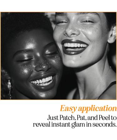 Buy Silver Face Glitter Makeup Patches - 6 Count | Cute Sparkling Accessories for Women | Glow Up Your Look with Glitter Speckles - Buy Online on GoSupps.com