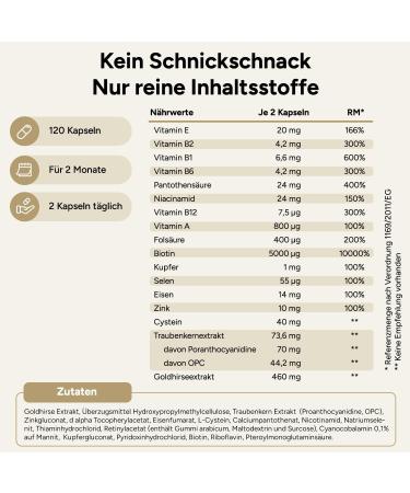 NaroVital Hair Vitamins - Pack of 3 - 120 Capsules - Buy Online on GoSupps.com