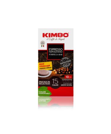 Kimbo Kimbo ESE Espresso Napolitano Compostable Coffee Pods 8 Packs of 15 Pods (Total 120 Pods)