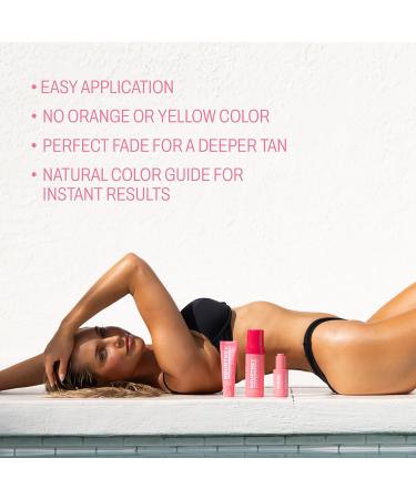 KOURTNEY Clear Self-Tan Drops - Hyaluronic Acid Infused Tanning Drops - Customizable Bronze Drops for Face - Vegan Tanner Drops - Gradual - 1.52 oz - Buy Online on GoSupps.com