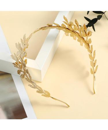 Beaupretty Vintage Golden Laurel Wreath Headband - Roman Goddess Hair Accessory for Men & Women - Buy Online on GoSupps.com