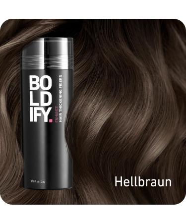 Boldify Scatter Hair Powder for Thinning Hair - Light Brown 28g | Natural & Invisible Hair Loss Concealer for Men & Women Seals Fine Hair in 15 Seconds - Buy Online on GoSupps.com