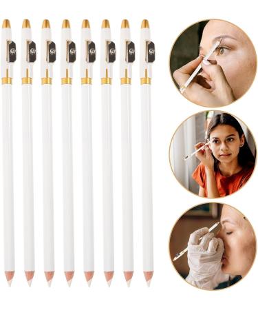 Lot de 12 Crayons Sourcils Blancs pour Maquillage Taille-Crayon en Bois Portable Crayon Eyeliner Blanc Multifonction Contour Pr cis des Yeux Usage Quotidien et Professionnel - Buy Online on GoSupps.com