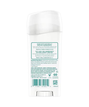 Tom's of Maine Original Care Natural Deodorant Unscented 2.25 Oz (Pack of 6) (Packaging May Vary) Unscented 2.25 Ounce (Pack of 6) - Buy Online on GoSupps.com
