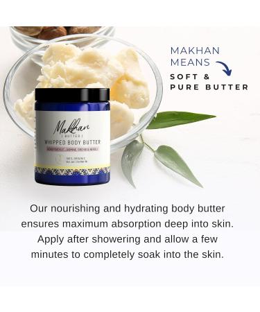 Buy Makhan Organic Whipped Body Butter - Honeysuckle Neroli Orchid & Jasmine Scented - All Natural No Preservatives Reiki Infused - International Shipping Available - Buy Online on GoSupps.com