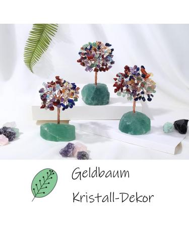Xiannvxi Crystal Tree of Life Decoration | Feng Shui Colorful Chakra Bonsai with Natural Gemstones & Clear Quartz - Spiritual Home Decor - Buy Online on GoSupps.com