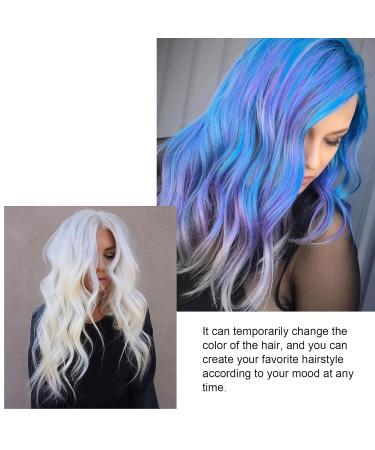 Shop Colored Temporary Hair Color Wax - 6 Natural Shades Washable & Non-Toxic Instant Hair Dye for Men & Women - Perfect for Parties & Cosplay - Buy Online on GoSupps.com