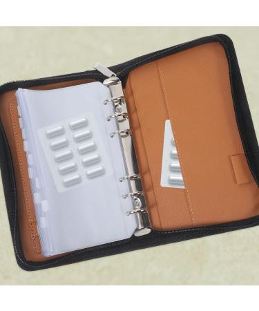 Mobestech Pill Organizer Bag - Portable Waterproof Storage with 6 Pill Pouches for Travel & Home - Ideal for Vitamins & Medicine - Buy Online on GoSupps.com