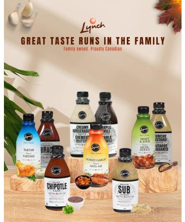Lynch Sub Sauce - 375 ml. A classic sauce ideal as a dressing and perfect for making best submarine sandwich at home! - Buy Online on GoSupps.com