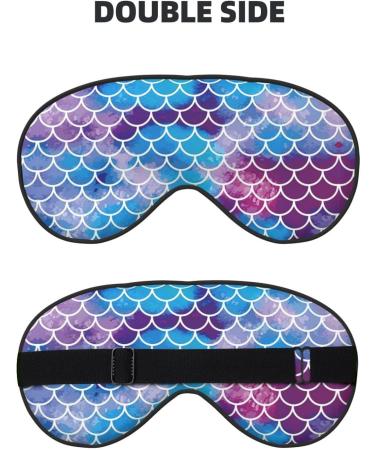 SSIMOO Mermaid Fish Scale Sleep Mask | Adjustable Breathable & Fashionable Eye Mask for Comfortable Sleep | International Shipping Available - Buy Online on GoSupps.com