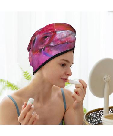Pink Pig Microfiber Hair Towel - Super Absorbent Coral Velvet Wrap for Long Curly & Thick Hair | Quick Dry Solution for Women - Buy Online on GoSupps.com