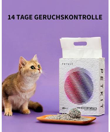 Petkit 5 in 1 Tofu Cat Litter - Odorless Flushing Activated Carbon Extremely Absorbent & Fast Drying - 2 Pockets - Buy Online on GoSupps.com