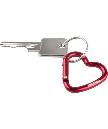 Buy Munkees Mini Heart Carabiner Keyring - Set of 2 Red | Eco-Friendly & Durable International Shipping - Buy Online on GoSupps.com