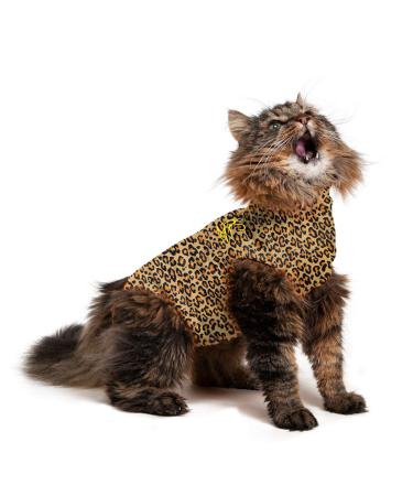 MPS Medical Pet Shirt Cat Leopard Print S