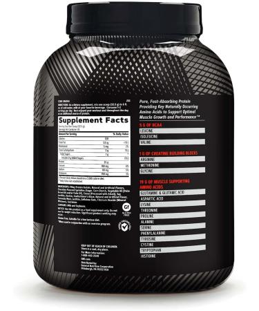 GNC AMP Pure Isolate 25g Whey Protein 5g BCAA 70 Servings - Cookies & Cream - 80.25 Oz - Buy Online on GoSupps.com