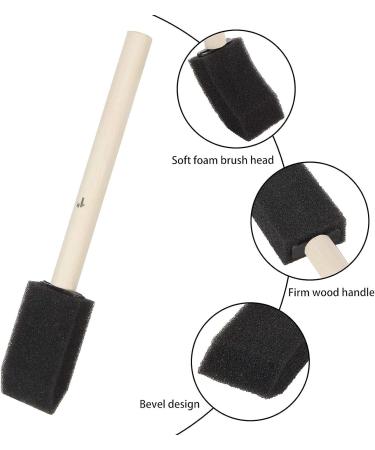 200 Pack 1 Foam Brush Sponge for Acrylics, Stains, Varnishes & Crafts - Buy Online on GoSupps.com