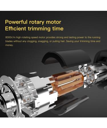 Professional Hair Clippers for Men - USB Rechargeable Hair Trimmer with Adjustable Cutting Length - Buy Online on GoSupps.com