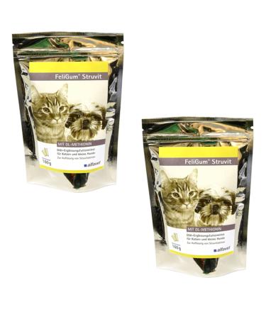 alfavet Feligum Struvite double pack chewing drops for dissolving struvite stones cats and small dogs 2 x 160g - Buy Online on GoSupps.com